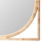 Bali & Pari Bayan Japandi Natural Rattan Wall Mirror 248-13780-ZORO - alternate 4