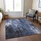 Homeroots 3' X 5' Blue And Ivory Abstract Washable Indoor Outdoor Area Rug 617650 - alternate 8