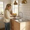 Wrightmaster All-in-One 32.6 in. x 16.9 in. x 33.2in. Drop-In Utility Sink with Faucet, Assembled Cabinet in Oak ZROP460811 - alternate 9