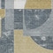 Homeroots 3' X 5' Gray And Gold Geometric Washable Indoor Outdoor Area Rug 617914 - alternate 9