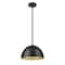Z-Lite Vega Matte Black 1 Light Pendant 4501P12-MB - alternate 7
