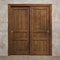 Sartodoors Sliding Closet Bypass Doors 56 x 96 inches, Ego 5012 Cognac Oak Veneer, Rails Hardware Set, Wood EGO5012DBD-DKO-5696 - alternate 5