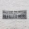 Signmission Propane Cylinders Refilled Here, 48 Inch x 120 Inch, Vinyl Banner B-120-30817 - alternate 5