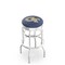Holland Bar Stool Co 25" Chrome 2-Ring Georgia Tech Swivel Bar Stool, Accent Ring L7C3C25GATech - alternate 1