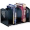 Safco Adjustable Bookrack, Black, Steel, 15 1/2 in W, 9 in L, 9 1/4 in H 3116BL - alternate 1