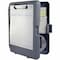 Saunders WorkMate II Divided Poly Clipboard, 0.50in Clip Capacity, Polypropylene, Gray, Charcoal 470 - alternate 2