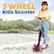 Lifemaster Kids 3-Wheel Scooter with Foldable Seat, LED Wheels, Adjustable Handlebar, Indoor/Outdoor Pink LIFMS11 - alternate 14