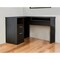 Homeroots 47" Black L Shape Computer Desk With Two Drawers 403824 - alternate 5