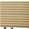 Homeroots 23" Natural Solid Wood Ribbed Texture Two Drawer Nightstand 712106 - alternate 5