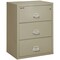 Fireking 3 Drawer, 1 Hr Fire & Impact Rated, 31" Wide Lateral Pewter 3-3122-CPE - alternate 1
