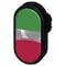 Siemens Illuminated twin pushbutton, 22 mm, round, plastic, green, red 3SU1001-3AB42-0AA0-ZY19 - alternate 3