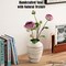 Uniquewise 8in Ceramic Rustic Vintage Decorative Vase Natural Pottery Jar for Flowers - Home Decor Accent QI004787 - alternate 7