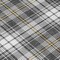 Homeroots 8' Charcoal Ivory And Gold Round Plaid Washable Indoor Outdoor Area Rug 597101 - alternate 7