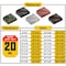 Core Tarps Extreme Heavy Duty 20 Mil Tarp Cover, Waterproof, UV Resistant Grey Wood/Black 9ft X 12ft CT-712-9X12 - alternate 7