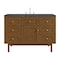 James Martin Vanities Laurent 48" Single Vanity, Honey Oak w/ 3 CM Parisien Bleu Silestone Top 545-V48-HNO-3PBL - alternate 1