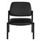 Office Star Products Big and Tall Armless Guest Chair in Faux Black Leather with Sturdy Black Metal Frame 55054B-U6 - alternate 7
