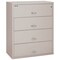 Fireking 4 Drawer, 1 Hr Fire & Impact Rated, 44" Wide Lateral Platinum 4-4422-CPL - alternate 1