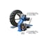 Atlas Automotive Equipment ATLAS LARGE TRUCK TIRE CHANGER, 1PHASE ATEATTC303-FPD - alternate 9