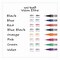 Uni-Ball VISION ELITE Hybrid Gel Pen, Stick, Bold 0.8 mm, Assorted Ink and Barrel Colors, 8PK 90199PP - alternate 11