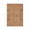 Homeroots 8' X 10' Terra Cotta Beige And Gray Oriental Washable Indoor Outdoor Area Rug 582143 - alternate 9