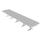 Skutchi Designs 20ft Arc Rectangle Conference Table With Power | Harmony Series | 20 Person Meeting Room Table HAR-AREC-48X240-T-U779-NA - alternate 1