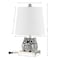 Jonathan Y Justina 16" Ceramic Mini LED Table Lamp, Black/White JYL3014C - alternate 9