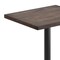 Flash Furniture Bennett 24 in x 30 in Solid Wood Indoor Tabletop in Dark Brown with 22 in x 22 in Bar Height GSF-REC2430-DKBRN-T2222B-GG - alternate 7