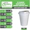 Ecoquality 12oz White Hot Drink Coffee Cups with White Dome Lids - For Coffee Shops, and Latte, 100PK EQ12WHTPCWDL-100 - alternate 5