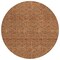 Homeroots 8' Orange And Ivory Round Geometric Washable Indoor Outdoor Area Rug 613574 - alternate 7