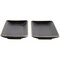 Gibson Elite Soho Lounge 2 Piece 11.75 Inch Rectangular Platter Set in Matte Black 99803.02R - alternate 5