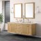 James Martin Vanities Laurent 72" Double Vanity, Light Natural Oak, w/ 3 CM Tajnar Eclos Top w/FreePower Wireless Charger 545-V72-LNO-FTJR - alternate 9