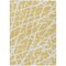 Homeroots 10' X 14' Gold and White Abstract Washable Non Skid Indoor Outdoor Area Rug 559270 - alternate 8
