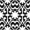 Homeroots 12" X 12" Black and White Floral Peel and Stick Removable Tiles 555889 - alternate 9