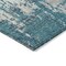 Homeroots 9' X 12' Teal Blue Gray And Ivory Abstract Washable Indoor Outdoor Area Rug 598002 - alternate 9