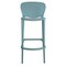 Homeroots Set of Four 26" Green Heavy Duty Plastic Low Back Counter Height Bar Chairs, 4PK 555087 - alternate 6