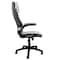 Elama High Back Adjustable Faux Leather and Fabric Office Chair in Dark Gray and Light Gray ELM-F-006 - alternate 7