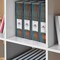 Acrimet Magazine File Holder Vertical Rack, Durable Plastic Desk Organizer, Smoke, 2PK 277.1 - alternate 9
