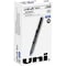 Uniball TM Vision Rollerball Pen, 1 mm Broad Pen Point, Blue Ink, Black, Blue Barrel, 1 Dozen, 12PK 70129 - alternate 4