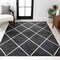 Jonathan Y Cole Minimalist Diamond Trellis Black/White 3 ft. x 5 ft. Area Rug SEU102A-3 - alternate 1