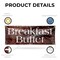 Signmission Breakfast Buffet, 24 Inch x 72 Inch, Vinyl Banner B-72-30496 - alternate 2