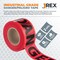 Jrex Safety Danger/Peligro Tape Roll - 1000 Ft x 3 Inch Wide Each - Red, 6PK PDPT-JR-6PK - alternate 5