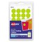 Avery Dennison Label, 0.75", Round, NeYellow, PK1008 05470 - alternate 1
