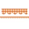 Teacher Created Resources Orange Gingham Scalloped Border Trim, 35 Feet Per Pack, 6PK TCR5999 - alternate 3