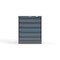 Strong Hold 5 drawer cabinet - (5x 5ft) - Blue accents - E-Lock w/ Tracking S3036-PPTAS-0502FS - alternate 1