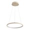 Jonathan Y Brice 15.75" Modern Contemporary Metal Round Dimmable Integrated LED Pendant, Beige JYL7202H - alternate 12