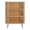 Homeroots 57" White Wood Three Tier Standard Bookcase 517728 - alternate 1
