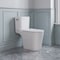 Anzzi Two-Piece Elongated Toilet in White with Soft-Close Lid, 1.6 GPF Flush, (Toilet Only) TL-AZ600 - alternate 8
