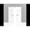 Vdomdoors Solid French Double Doors 48 x 96in, Nebraska Grey W/ Frosted Glass, Closet Bedroom Sturdy Doors SETE6933DD-NEB-4896 - alternate 8