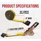 Mytee Products 4PK 4inx30ft Self-Tensioning Ratchet Tie Down Strap w/Flat Hook 5400lbs WLL, 4PK RS430TGx4 - alternate 9