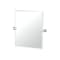 Gatco Waterline 24" Frameless Rectangle Mirror, Chrome 5589SM - alternate 1